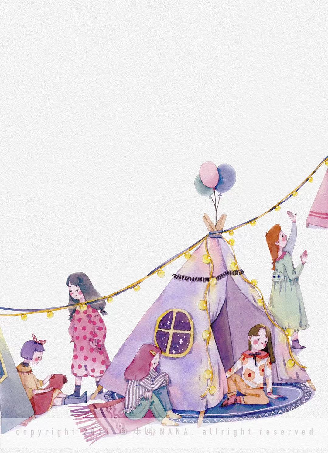 《新母语》商稿配图（图ZMjc5MjM3Mzg4） - 儿童插画 - 站酷设计师本娜NANA原创素材 - 站酷ZCOOL