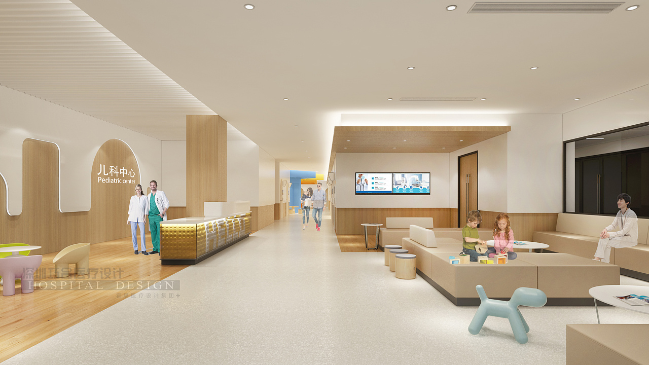 设计效果图丨二甲综合性医院一期工程14万平米