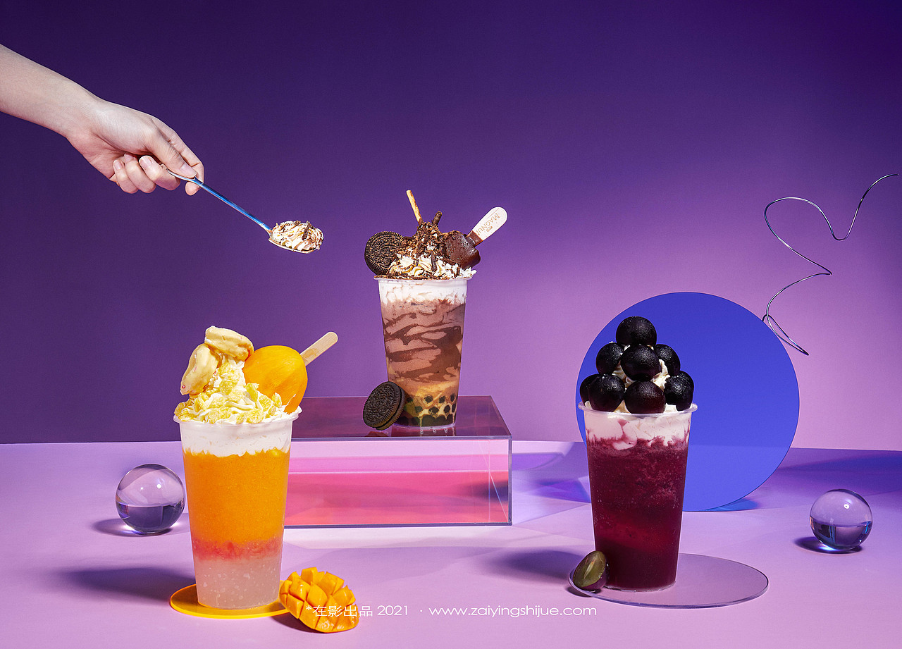 甜品 美食 奶茶 61度饮品摄影