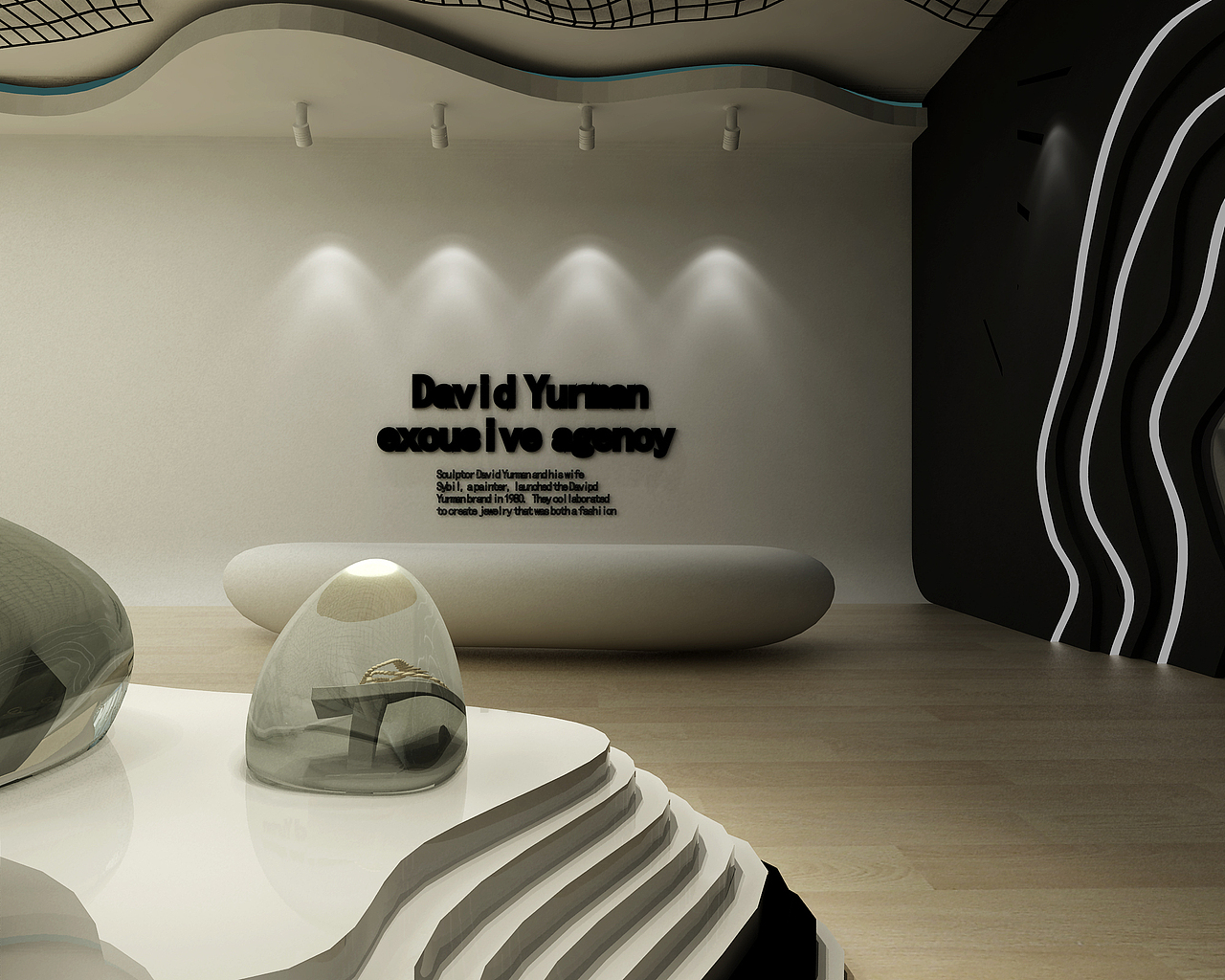 Divid Yurman珠宝专卖店（图ZMzc4MjUxMzI=） - 展陈设计 - 站酷设计师professorchong原创素材 - 站酷ZCOOL