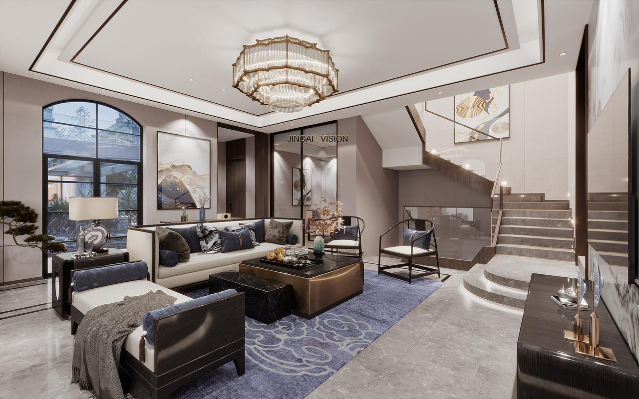 火爆新中式（图ZMTg3MzU4MTI0） - 家装设计 - 站酷设计师大师一号壹哥原创素材 - 站酷ZCOOL