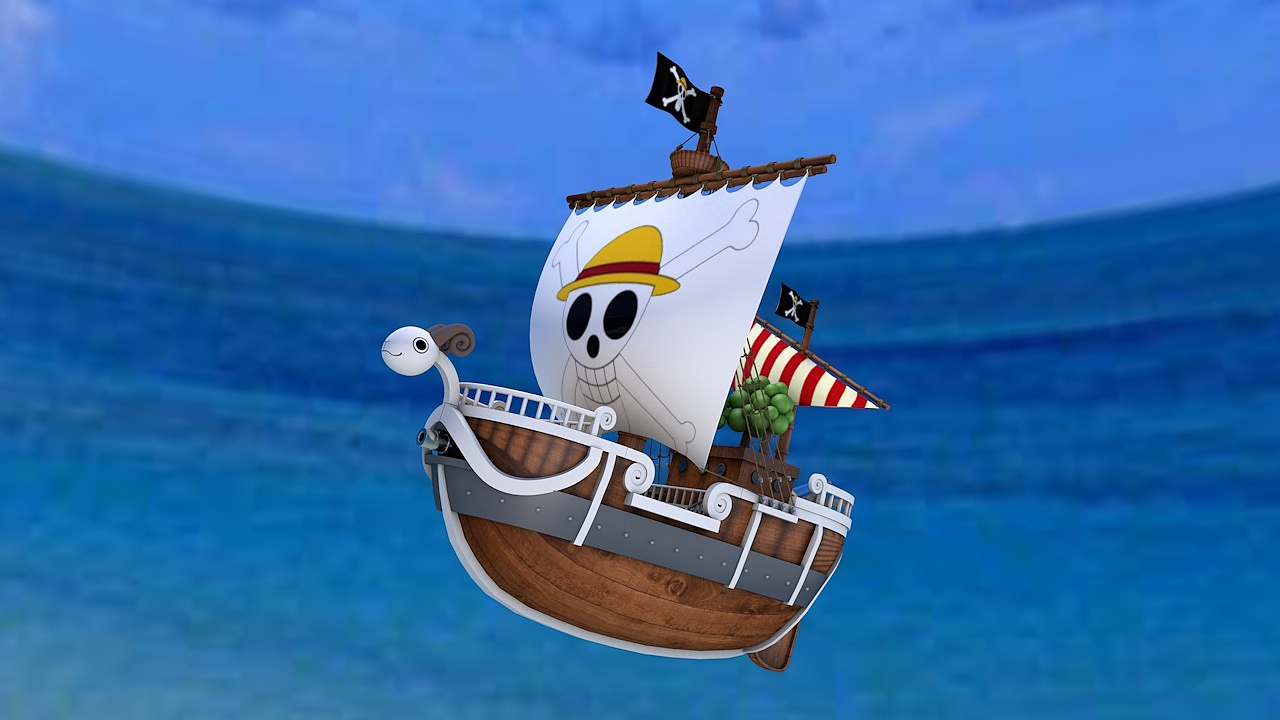 海贼王-黄金梅利号-C4D练习（图ZOTU2MDI5ODg=） - 其他三维 - 站酷设计师浅行的小鱼原创素材 - 站酷ZCOOL