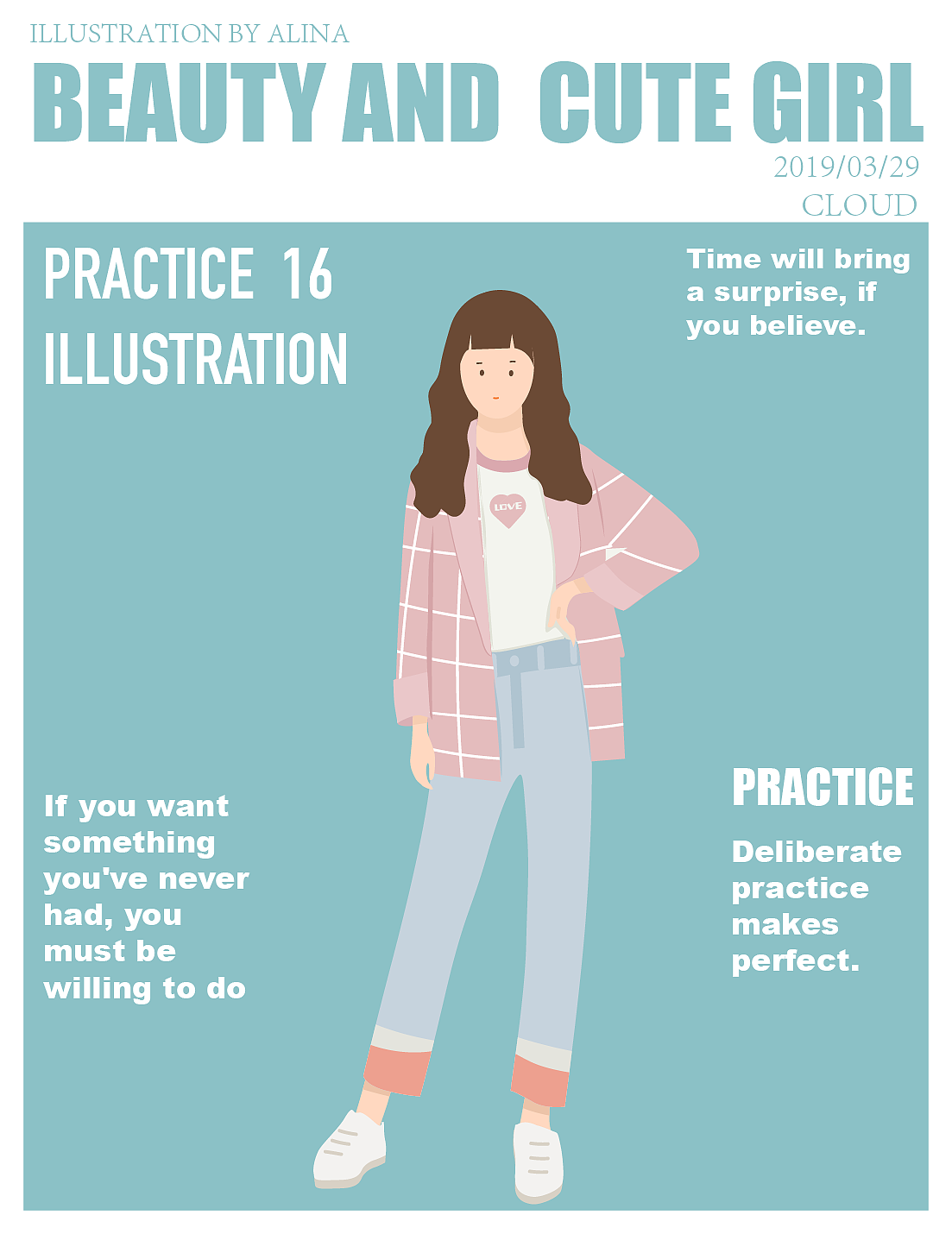 扁平人物动态小清新插画（图ZMTUxOTEyMDc2） - 商业插画 - 站酷设计师Alina白白原创素材 - 站酷ZCOOL