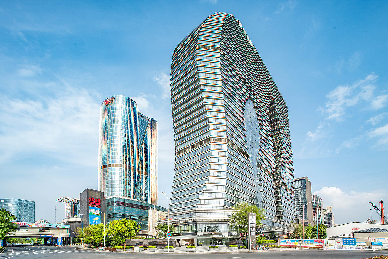 建筑楼盘办公楼拍摄