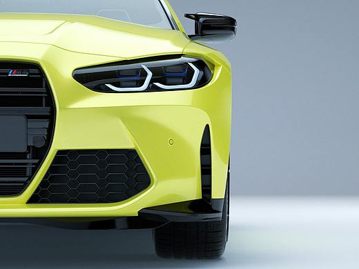 寶馬M4_G82_2021款 室內(nèi)影棚渲染（個(gè)人主頁(yè)-ZNTE0MTQ3MTI=） - 機(jī)械/交通 - 站酷設(shè)計(jì)師elgin原創(chuàng)素材 - 站酷ZCOOL