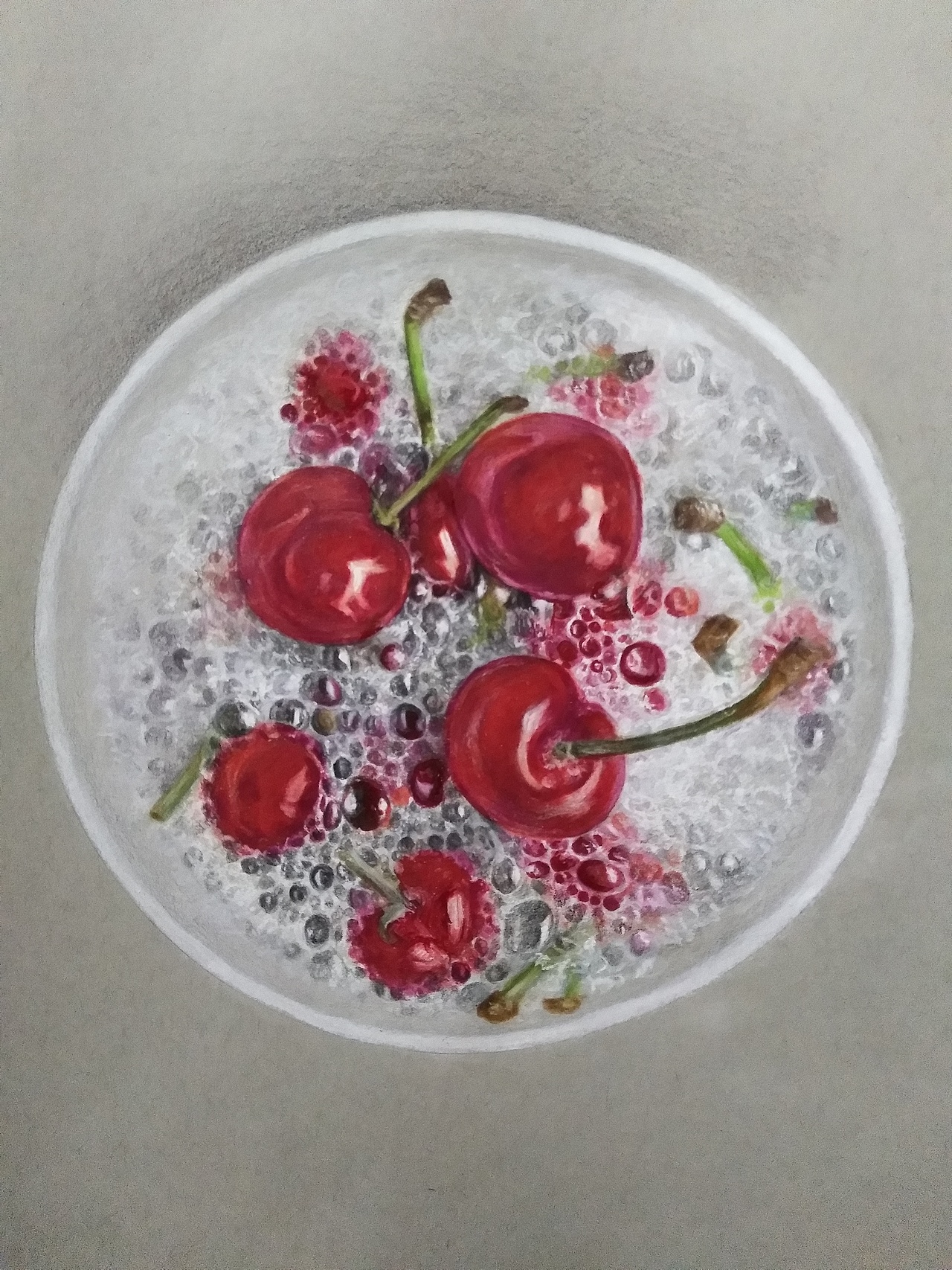 樱桃――李胜仁作品（图ZMTcwMjk1Mjk2） - 绘画 - 站酷设计师李胜仁原创素材 - 站酷ZCOOL