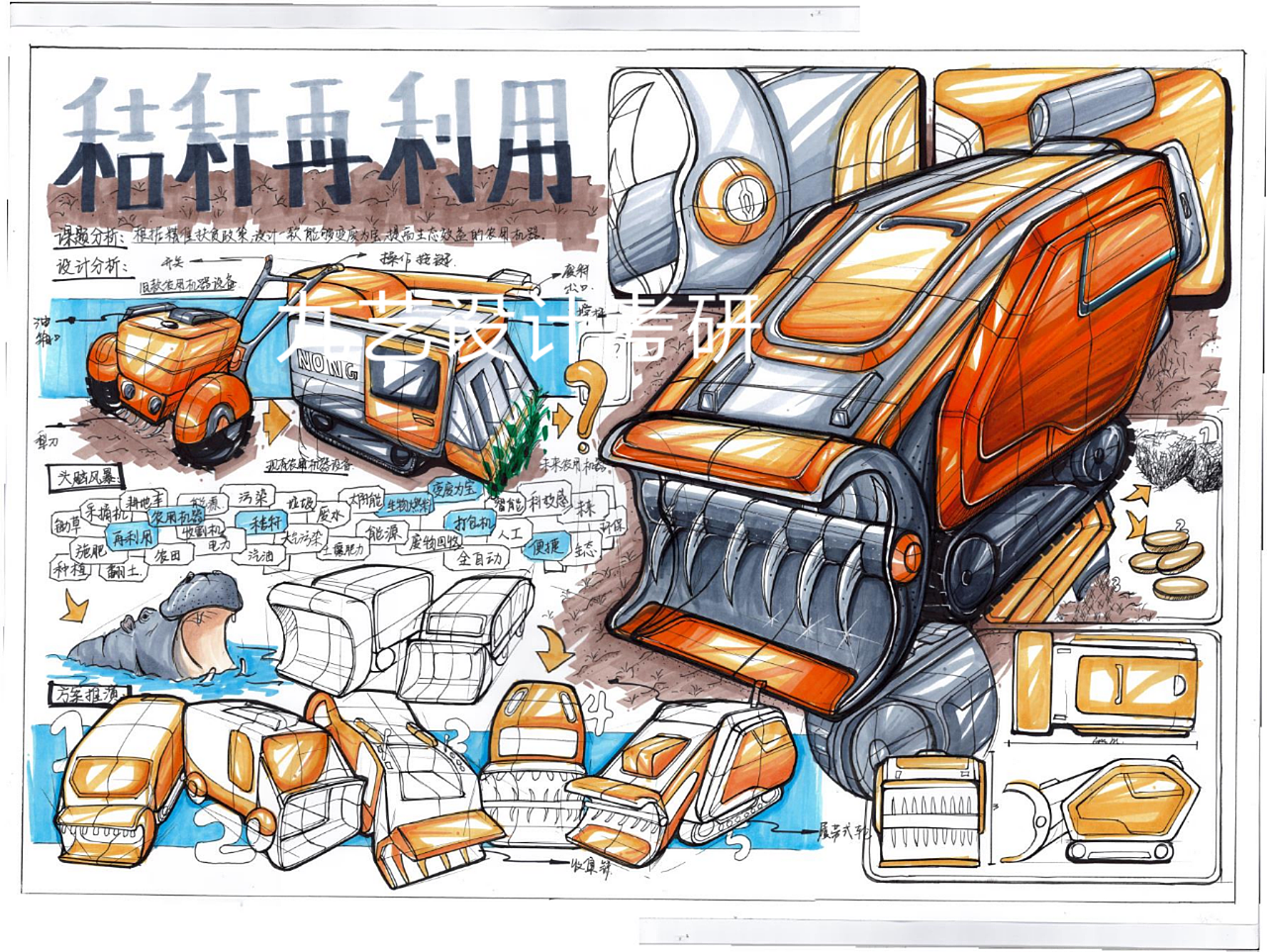 产品设计考研快题（图ZMTc5NDI0ODk2） - 其他工业/产品 - 站酷设计师爱画画的满锅原创素材 - 站酷ZCOOL