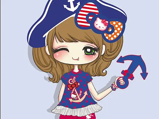 KT服装插画案例
