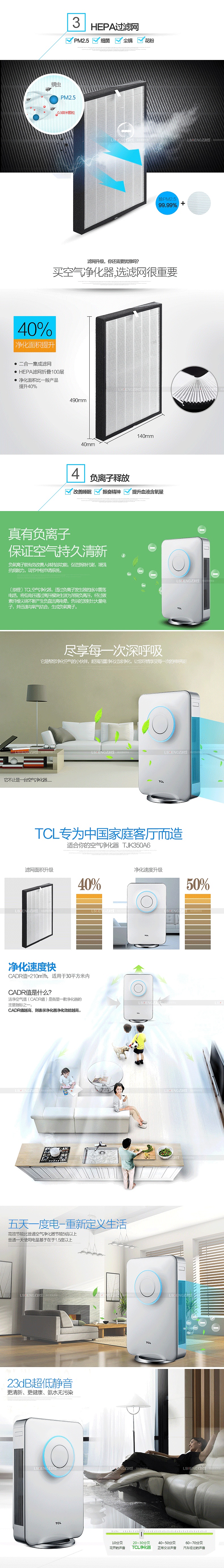 TCL空气净化器描述《力胜品牌设计》