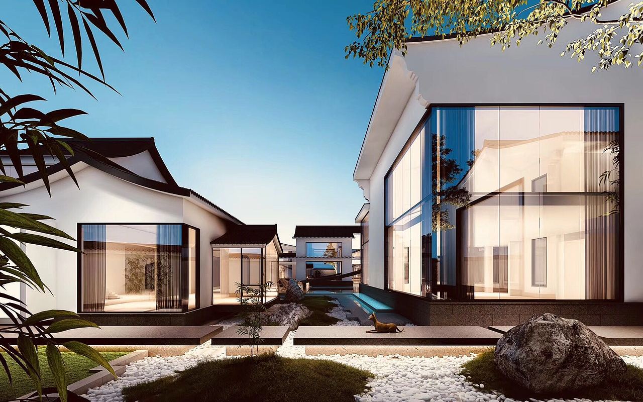 一极禅·舍Architectural Design & Space design(图ZMjAwMTYyNDEy) - 建筑设计 - 站酷设计师BHT博汇通创意原创素材 - 站酷ZCOOL