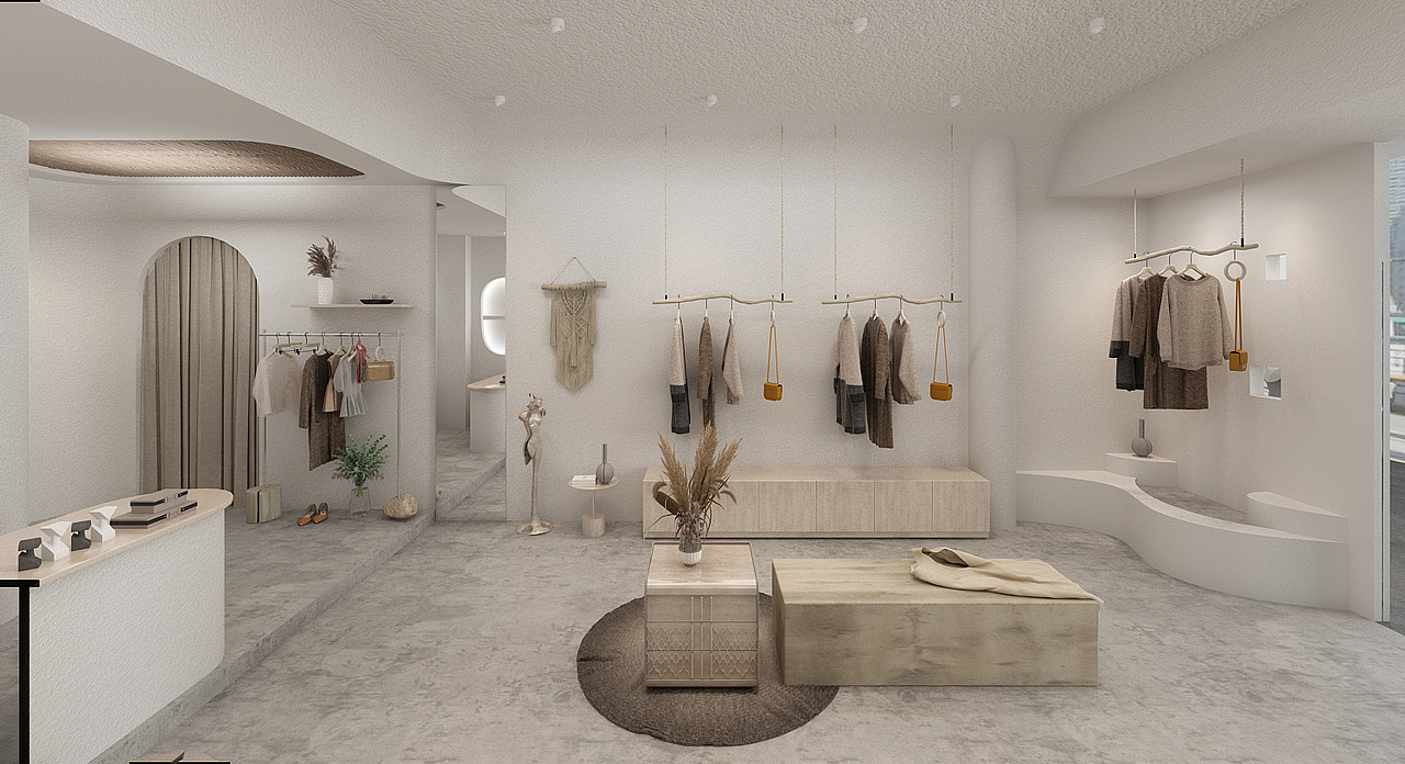 服装店（图ZMjI4MDI2MjMy） - 展陈设计 - 站酷设计师五只的说原创素材 - 站酷ZCOOL