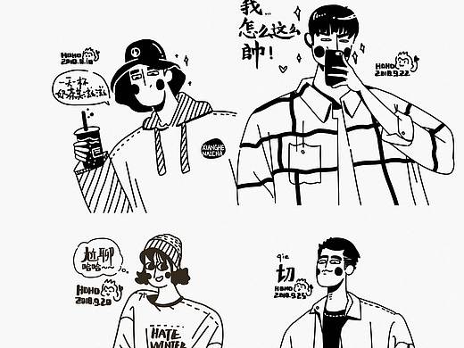 涂鸦小人 又一波壁纸头像