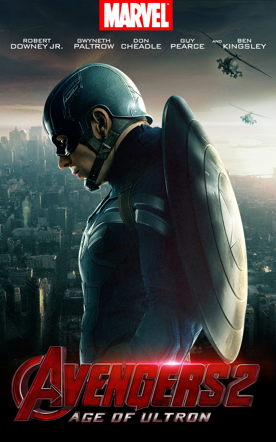 《复仇者联盟》海报设计