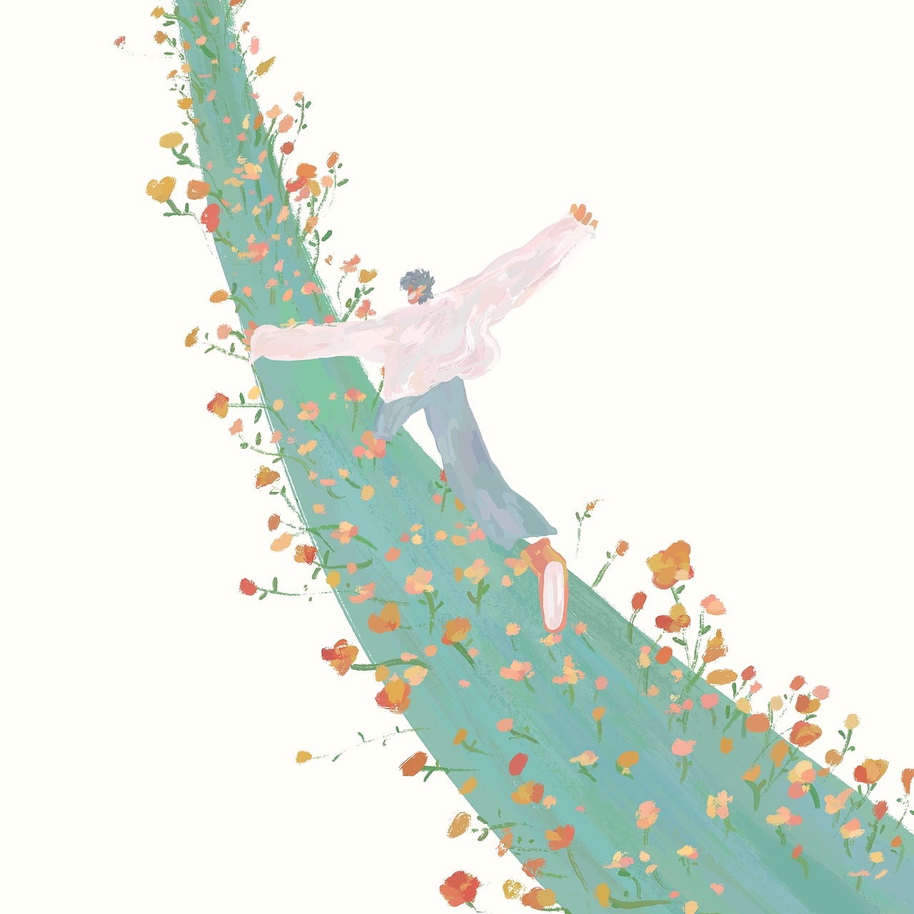 想那么多干嘛 你别听谁的话 你已经很棒了