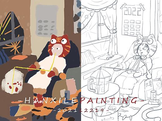 本命年（個人主頁-ZNTczNDc5NzI=） - 兒童插畫 - 站酷設(shè)計師玉米殺手原創(chuàng)素材 - 站酷ZCOOL