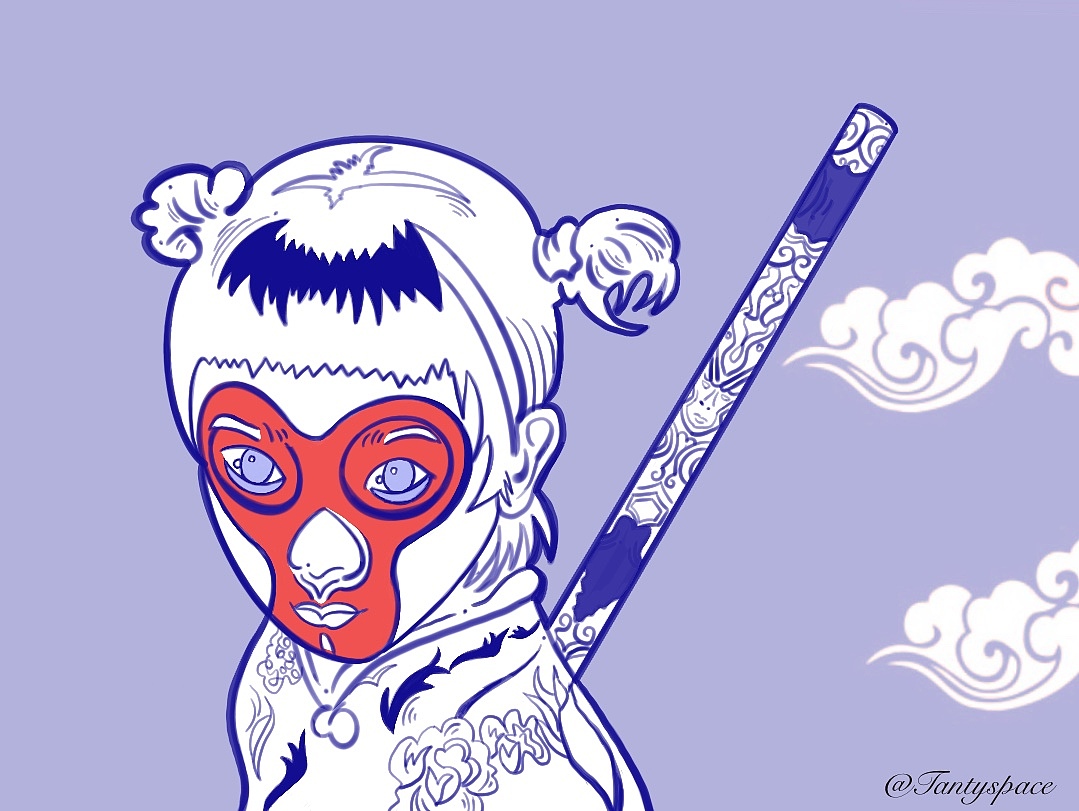 wu kong is a girl（图ZMjE0NDQ5ODg0） - 品牌 - 站酷设计师Tantyspace原创素材 - 站酷ZCOOL