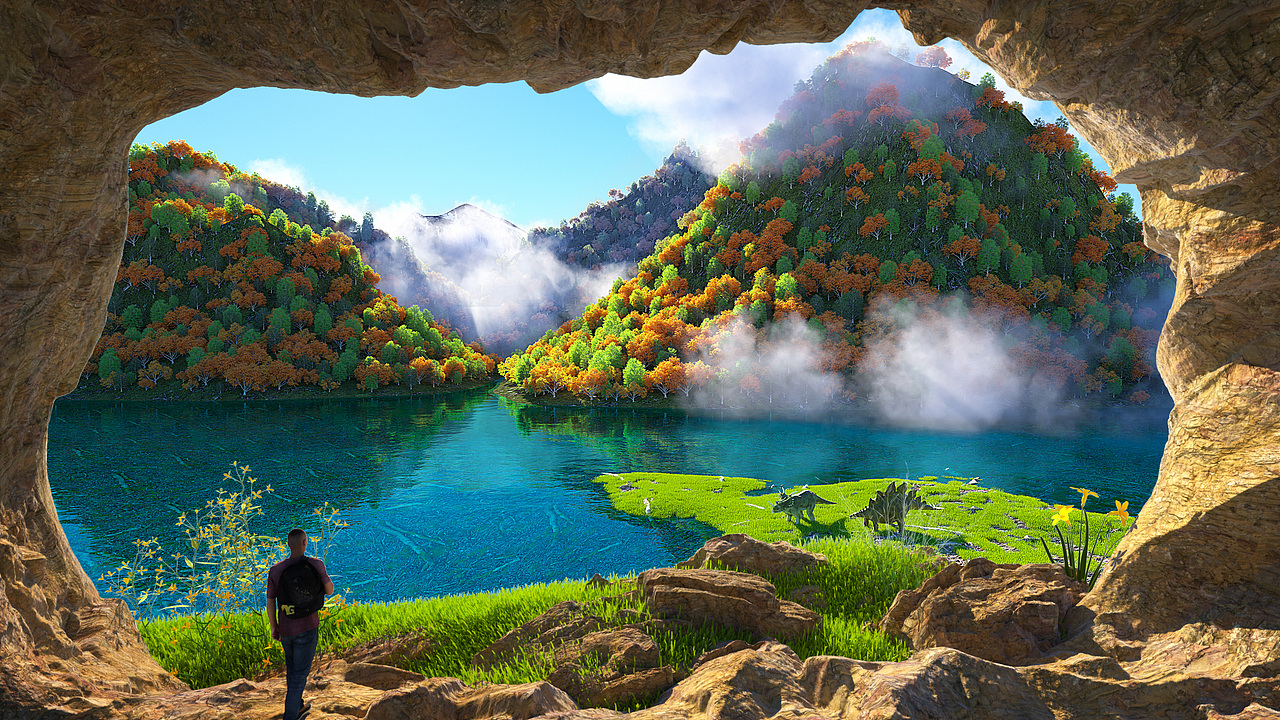 神秘地带的探险之旅|三维|场景|闫文超 - 原创作品 - 站酷 (zcool)