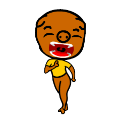 仁猴和毕加猪表情表情包