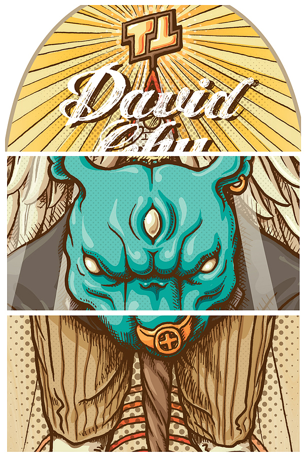 VAGABONDxPANDA-MEI 滑手签名款系列滑板（图ZMTY4NTMwMDA=） - 商业插画 - 站酷设计师PandaMei原创素材 - 站酷ZCOOL