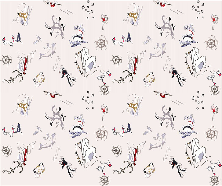 服装面料印花绣花－－航海（图ZOTM1MTY4Njg=） - 其他服装 - 站酷设计师anan009原创素材 - 站酷ZCOOL