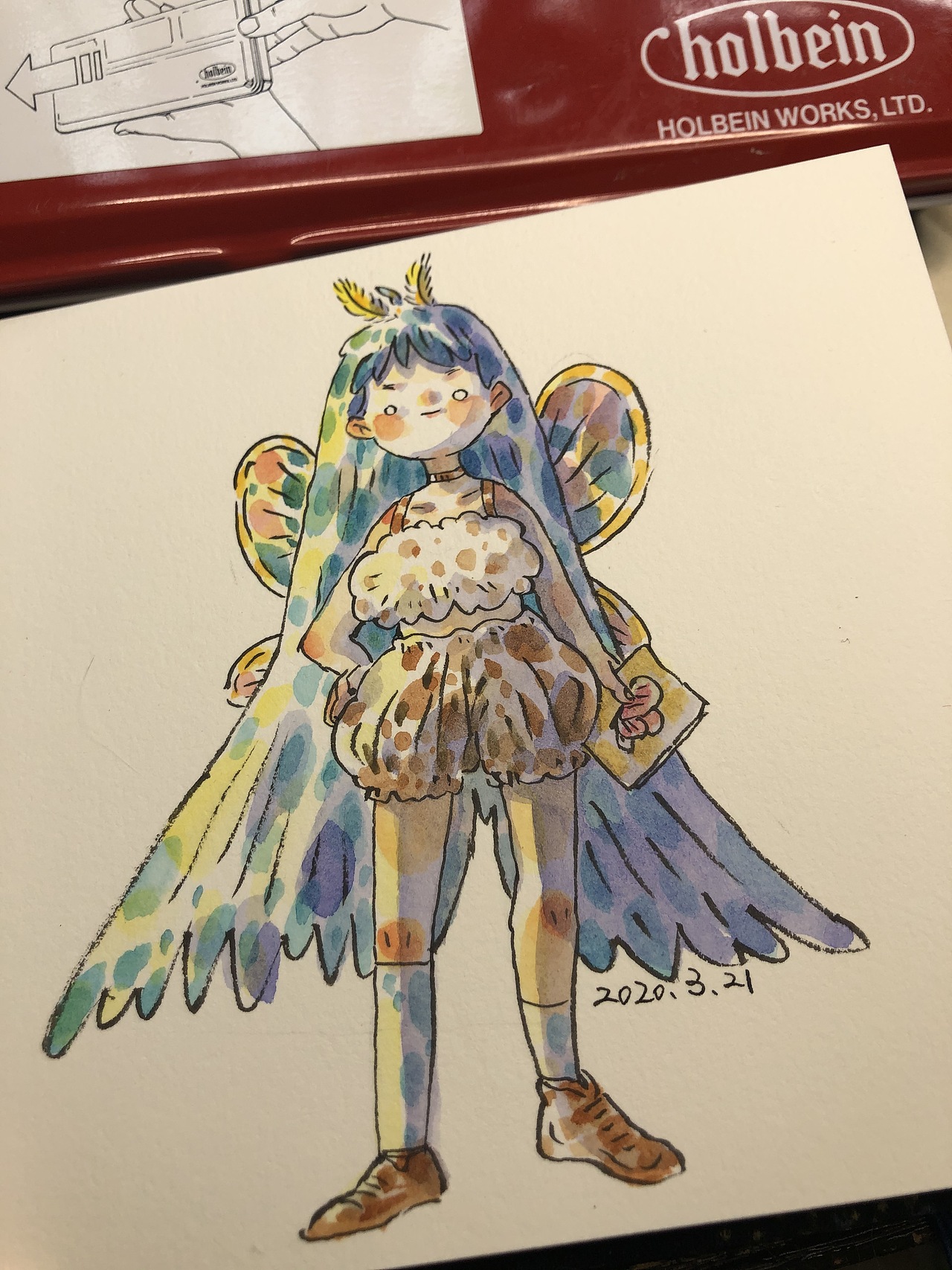 水彩插画习作