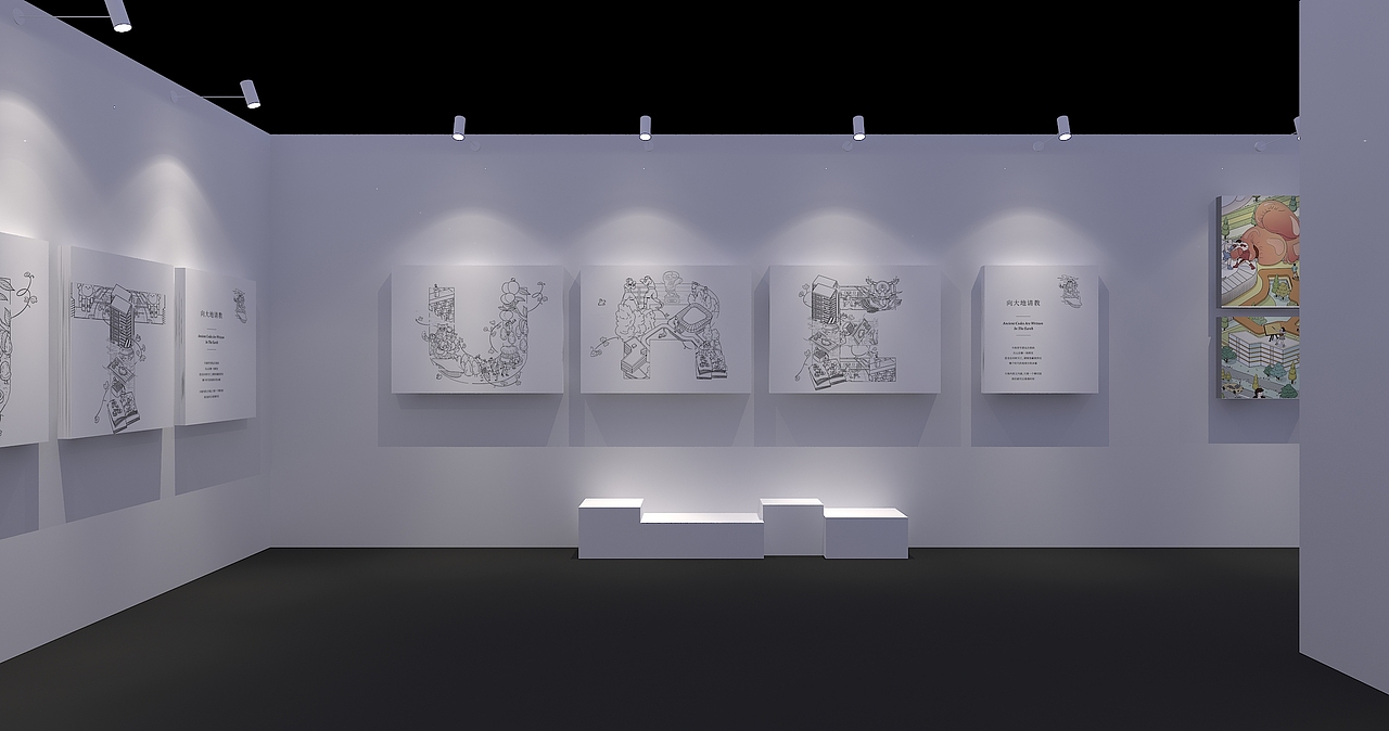 发布会里藏着一个画展（图ZMjU2MzI3MzA4） - 场景 - 站酷设计师小小小云之原创素材 - 站酷ZCOOL