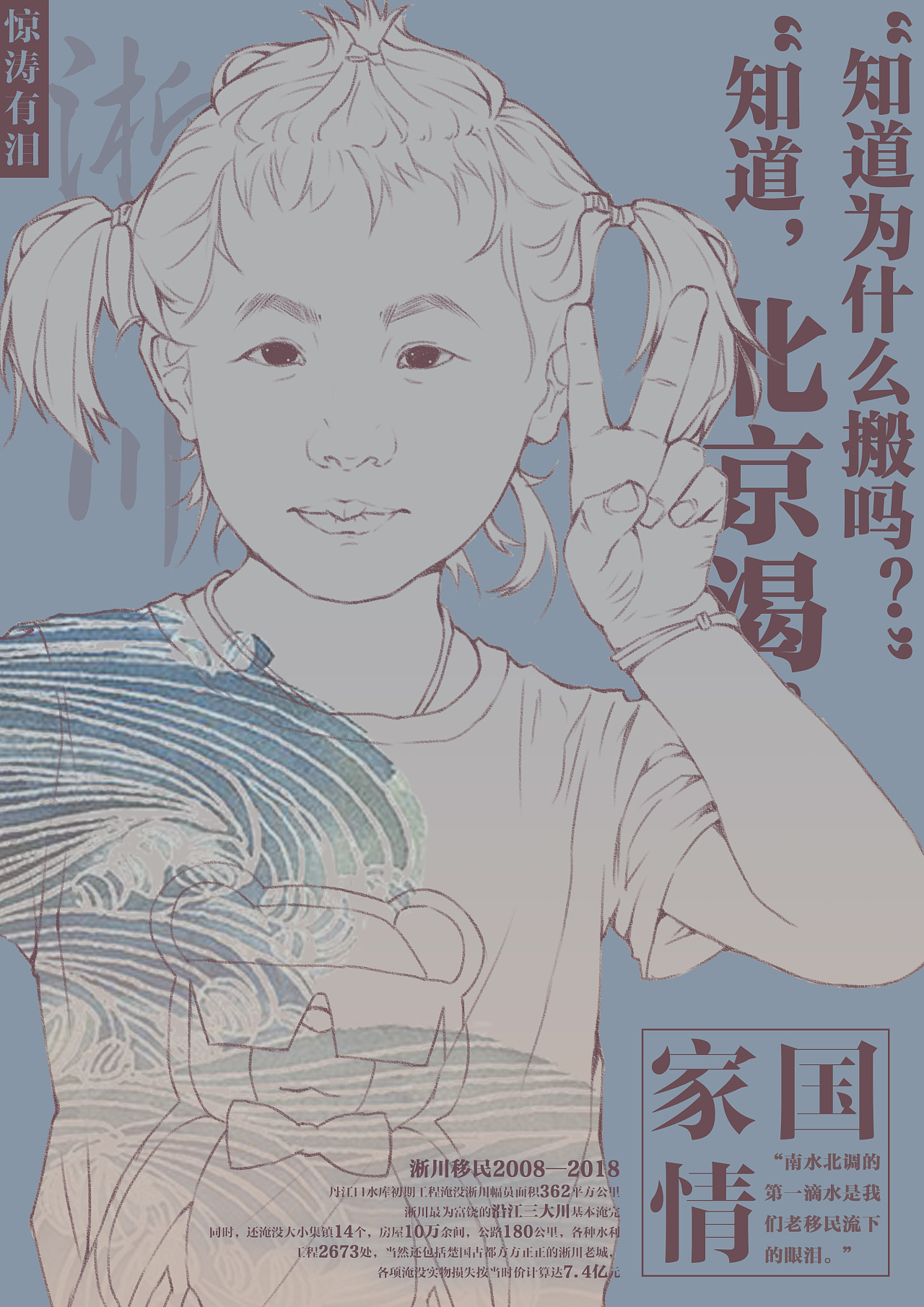 公益广告:惊涛有泪——饮水思源