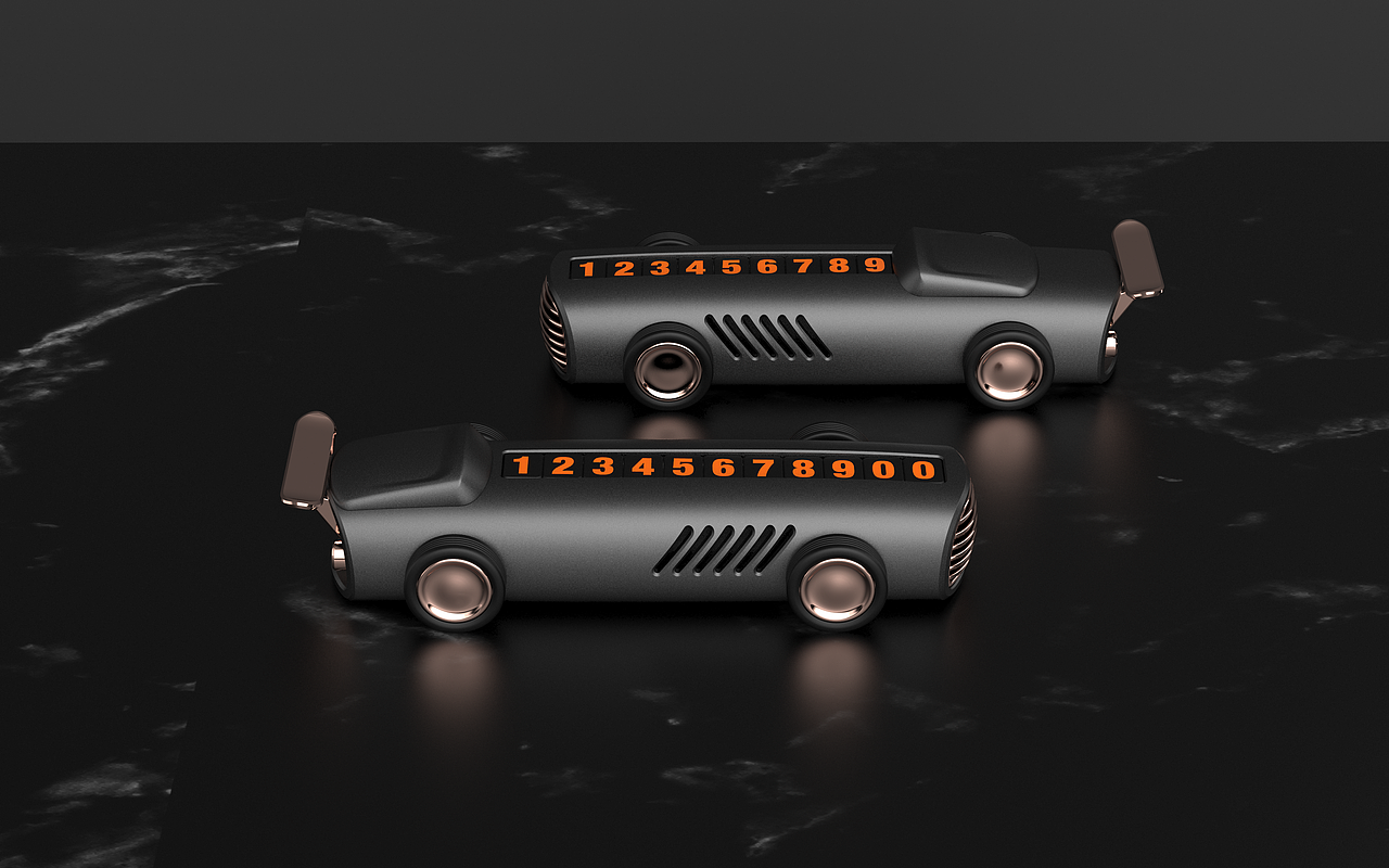 FERITY野性-香薰临时停车号码牌