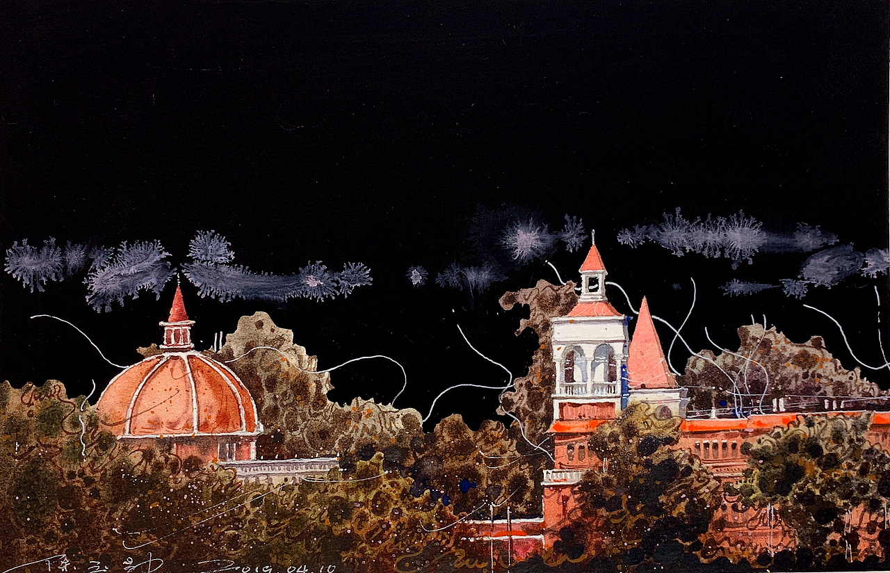 建筑碎片系列二（圖ZMjYxMTQwOTky） - 繪畫 - 站酷設(shè)計師嘟dudu原創(chuàng)素材 - 站酷ZCOOL