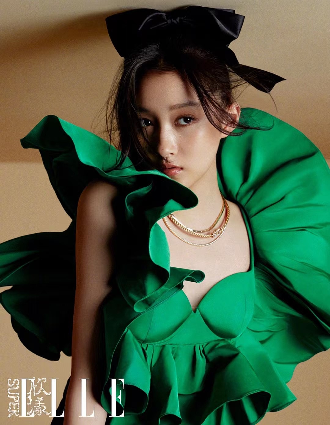 关晓彤x欣漾superelle封面大片美术企划