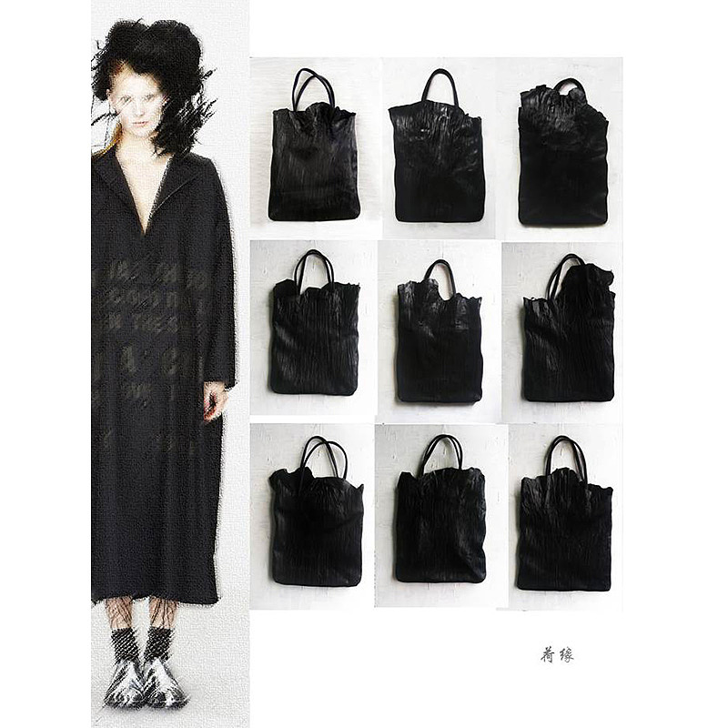 《荷》系列暗黑文艺风手工包