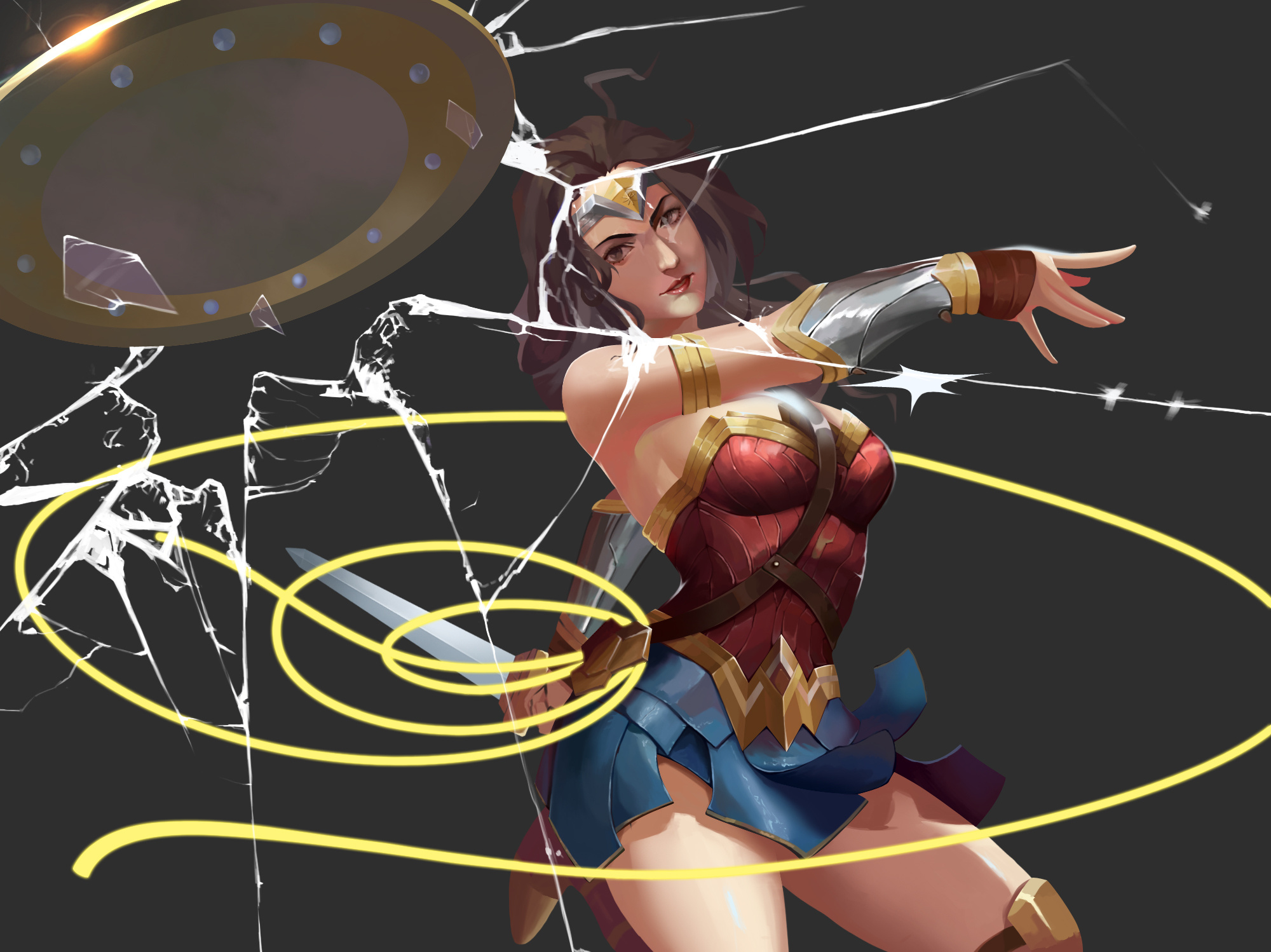 女侠|插画|游戏原画|老河漫画 - 原创作品 - 站酷 (zcool)