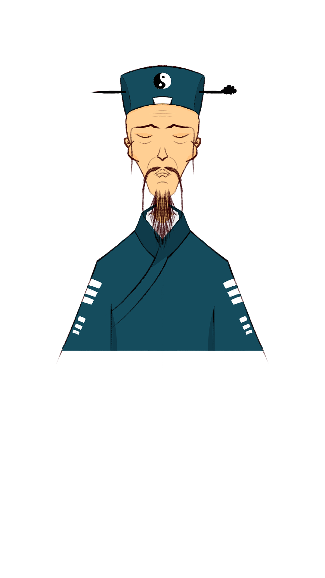 道士（图ZMTg1NTQyNjc2） - 儿童插画 - 站酷设计师北尚动漫原创素材 - 站酷ZCOOL