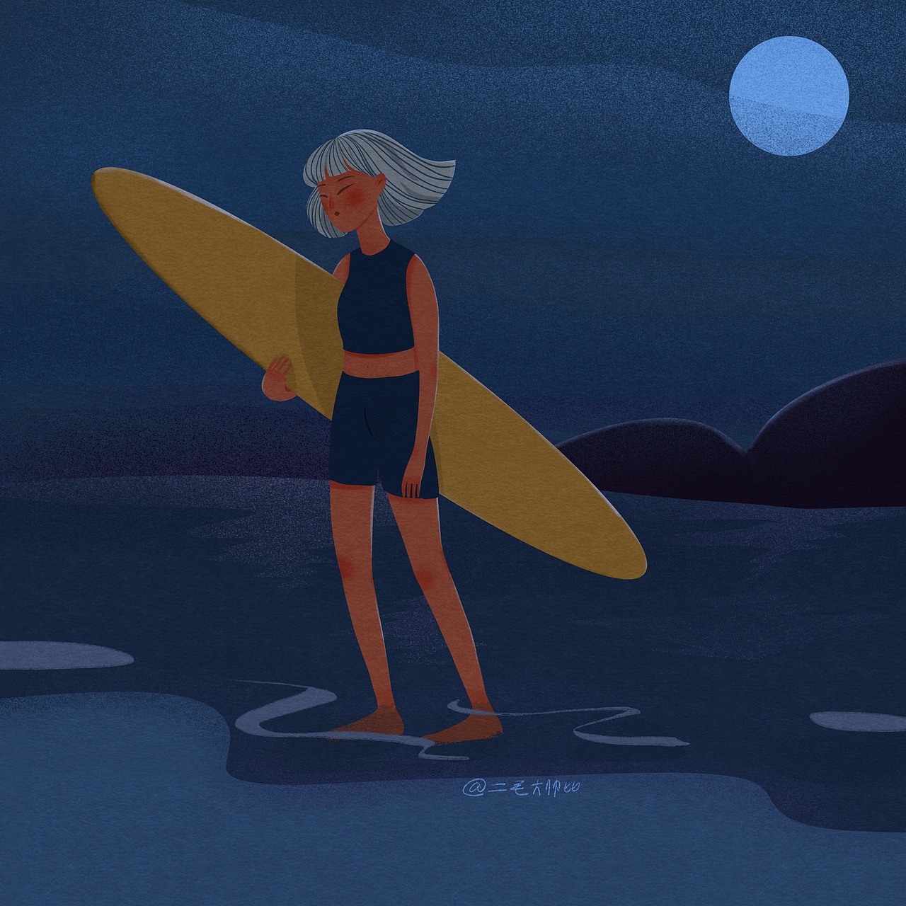 海（图ZMjIyNTczNzc2） - 儿童插画 - 站酷设计师二毛大帅比原创素材 - 站酷ZCOOL