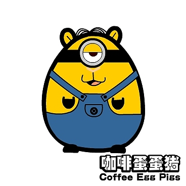 咖啡蛋蛋猪之小黄人（图ZMzA3OTY5NzI=） - 单幅漫画 - 站酷设计师柠檬人生原创素材 - 站酷ZCOOL