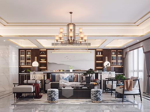 新中式效果表现