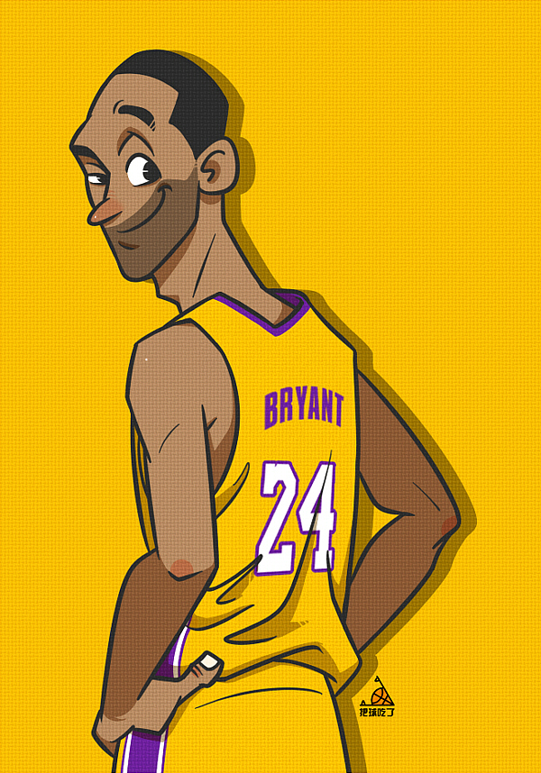 几张NBA球员漫画（图ZODYwNDY4NzY=） - 创作习作 - 站酷设计师吃球原创素材 - 站酷ZCOOL