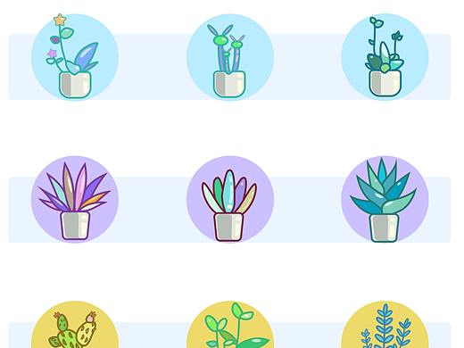 植物小插画