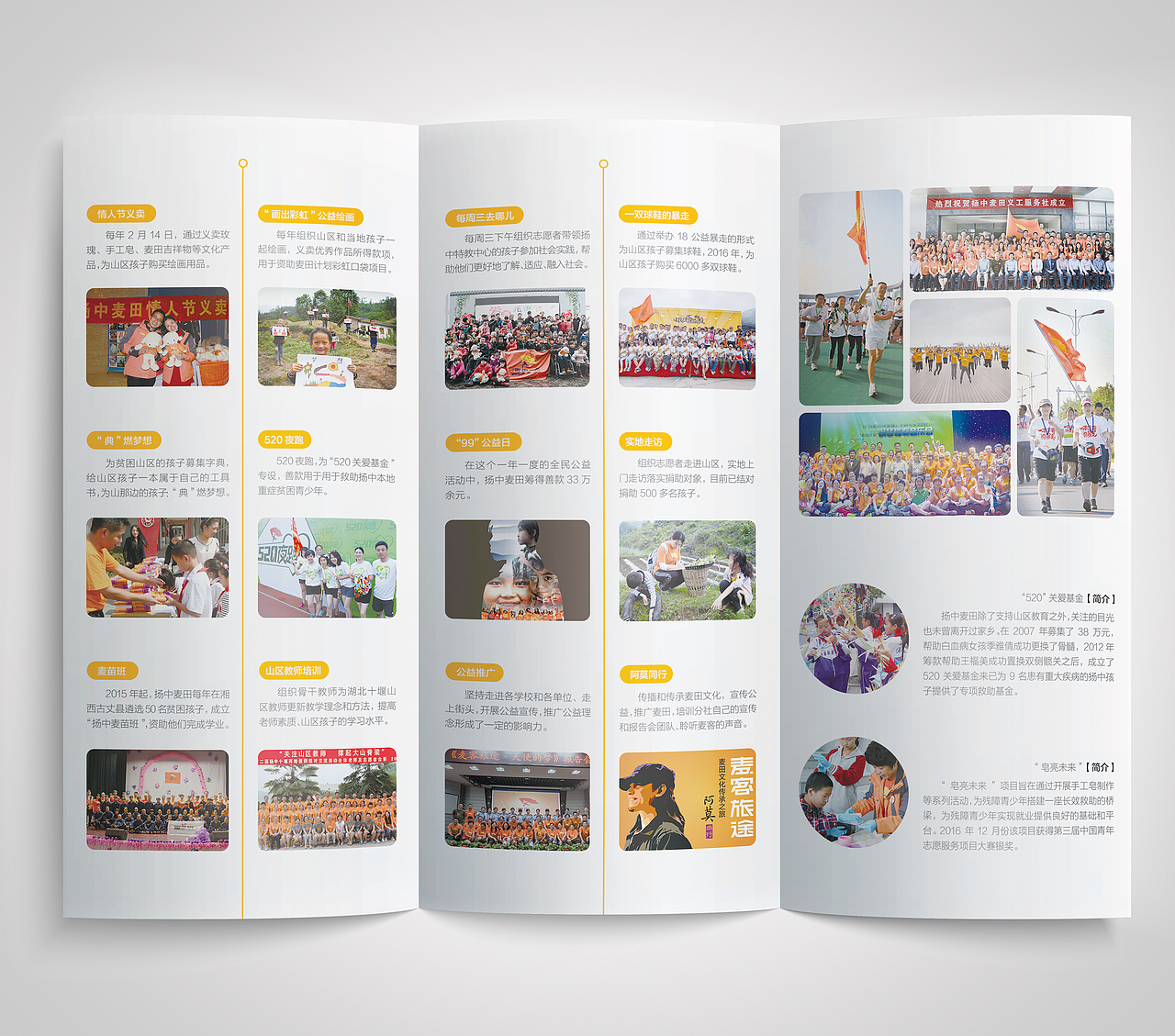 爱心公益三折页（图ZMjkwOTQ2ODUy） - 宣传物料 - 站酷设计师小阿顺原创素材 - 站酷ZCOOL