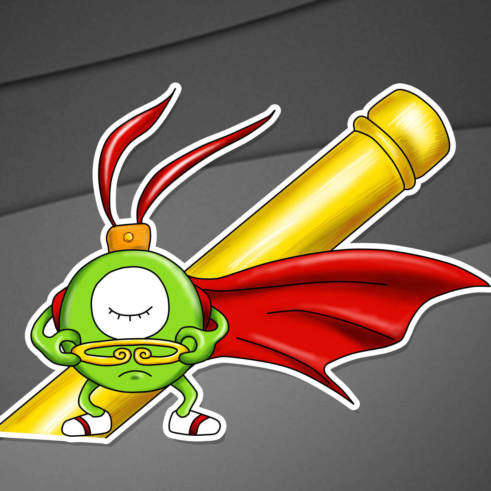 黄金视力眼贴大眼仔形象设计|平面|ip形象|燃指 - 原创作品 - 站酷