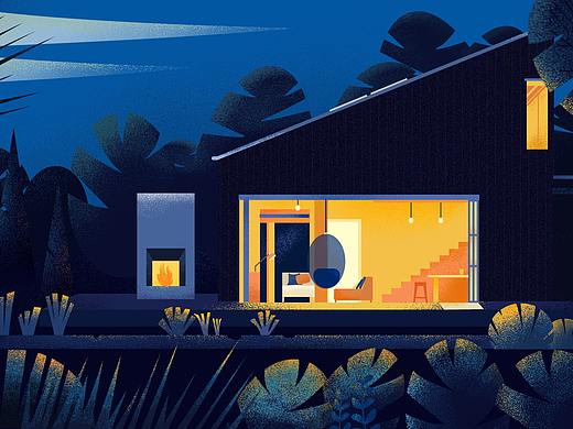 扁平风格矢量插画