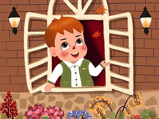 枫叶男孩（个人主页-ZMzM1NDc0MzI=） - 儿童插画 - 站酷设计师joomee原创素材 - 站酷ZCOOL