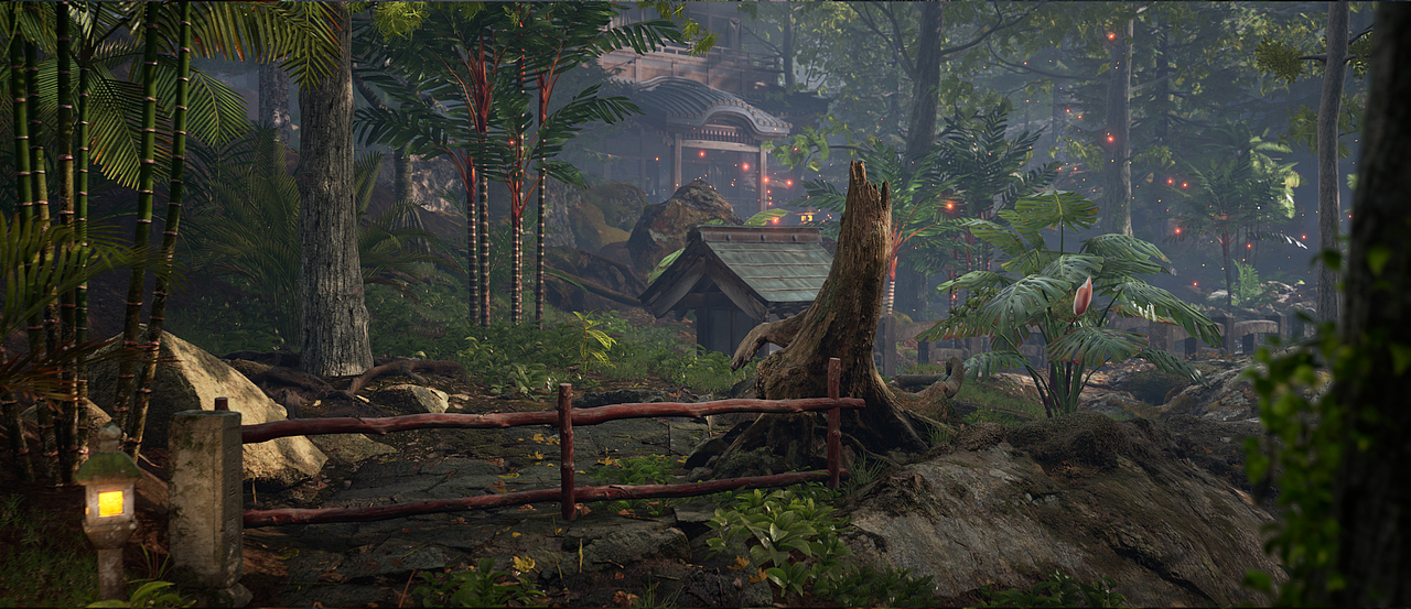 [4k]黑神話·雨后初霽（圖ZMjQ5MTYzMjYw） - 場(chǎng)景 - 站酷設(shè)計(jì)師就住在這屯原創(chuàng)素材 - 站酷ZCOOL