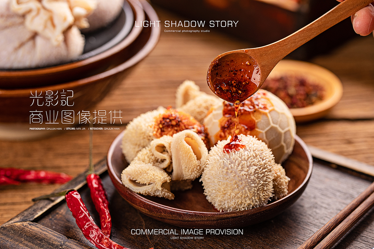 光影记出品 - 网红小吃羊肚包脑花（图ZMjA1MDM2NTky） - 产品摄影 - 站酷设计师光影记摄影工作室原创素材 - 站酷ZCOOL