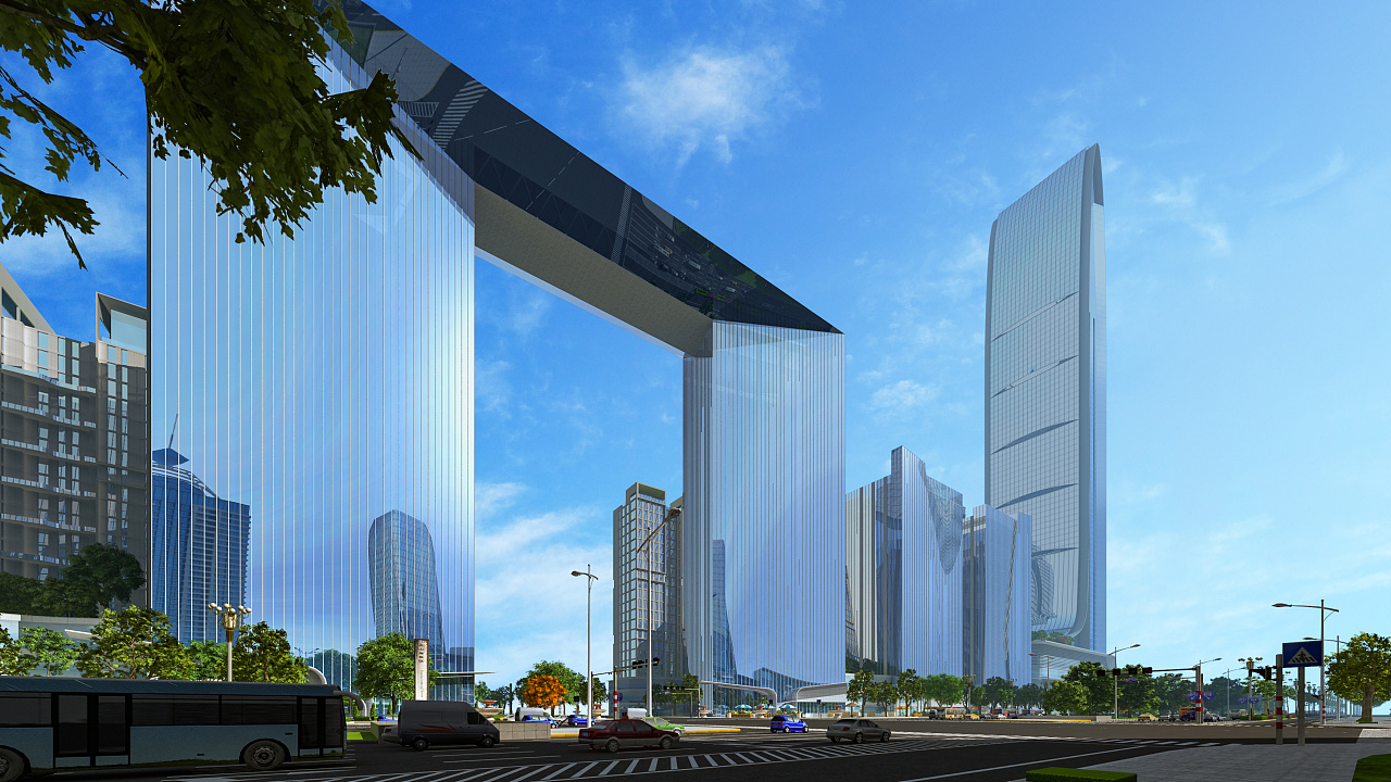 一组建筑效果练习|三维|建筑/空间|茶籽轩 - 原创作品 - 站酷 (zcool)