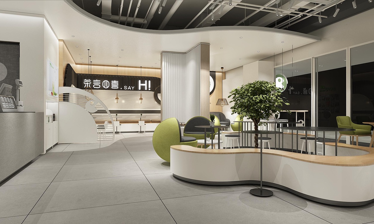 茶饮店（图ZMTk5MjM0Mzcy） - 家装设计 - 站酷设计师Simon梁子文原创素材 - 站酷ZCOOL