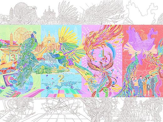 “凤凰网云南频道”上线海报插画绘制