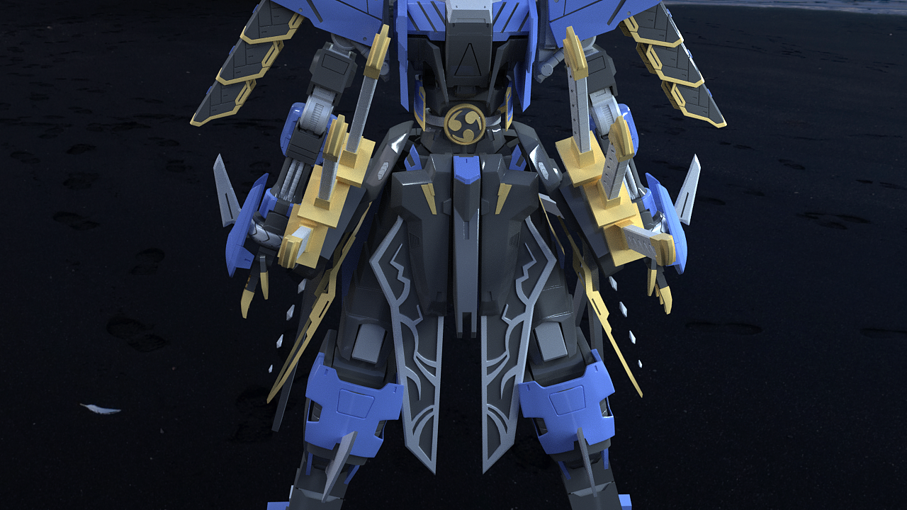 高达|伊达政宗gk模型展示动画