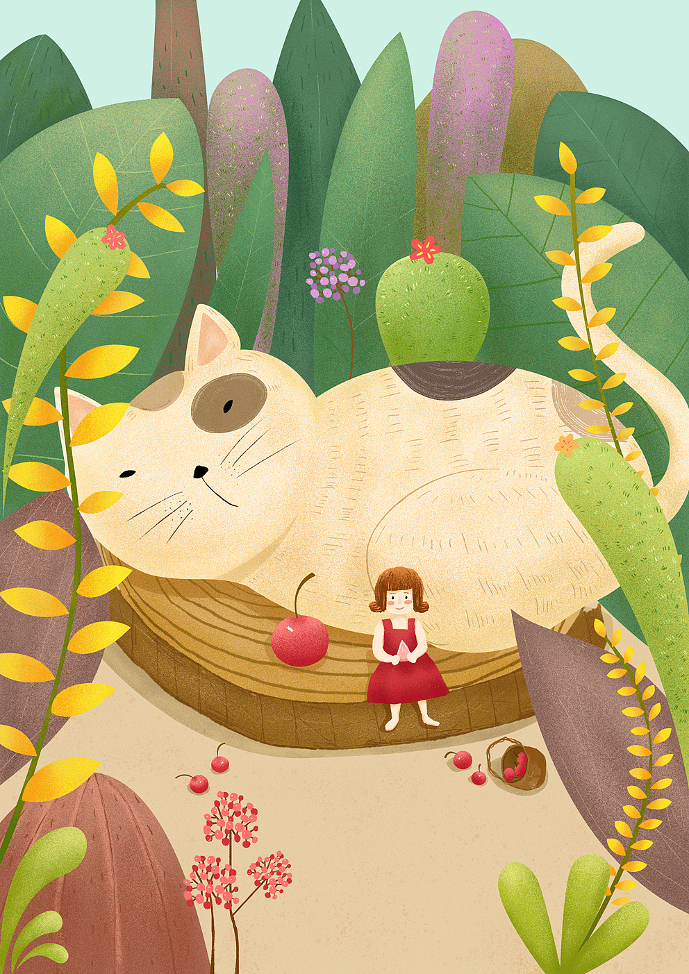 小暑|插画|儿童插画|congying - 原创作品 - 站酷 (zcool)