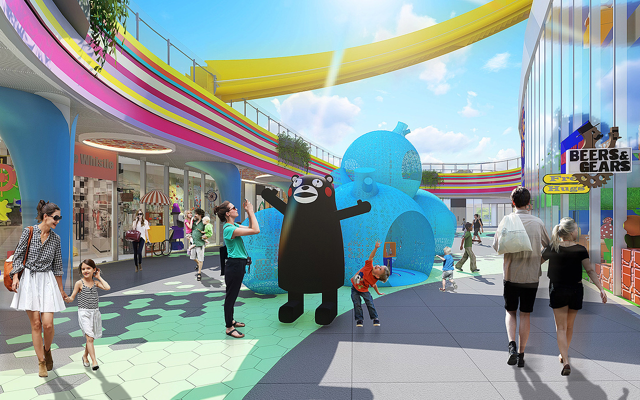 中铁•摩都尚街商业街区设计效果图